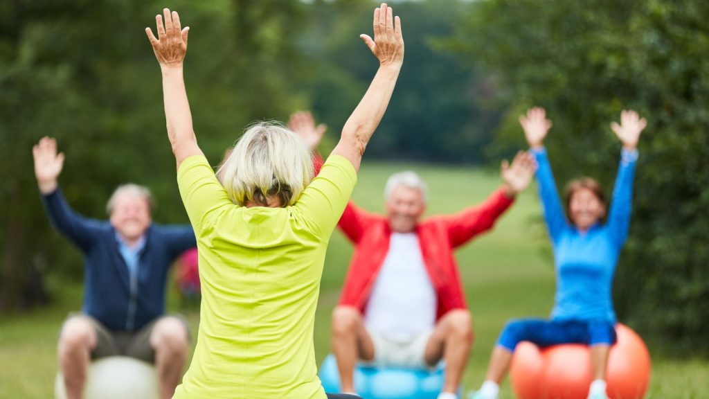 デイケア活動している写真
